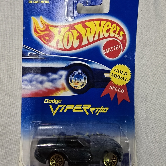 Mattel Hot Wheels Dodge Viper RT/10 - Black and Gold - Picture 1 of 3